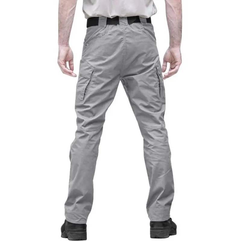 Men's Tactical Pants with 9 Pockets Rip-Stop Lightweight Work Hiking Pants FallFreshness