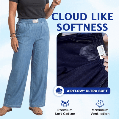 🏆Hot Sale⚡ SoftStretch™ High-Waist Comfort Jeans – Premium Stretch Denim