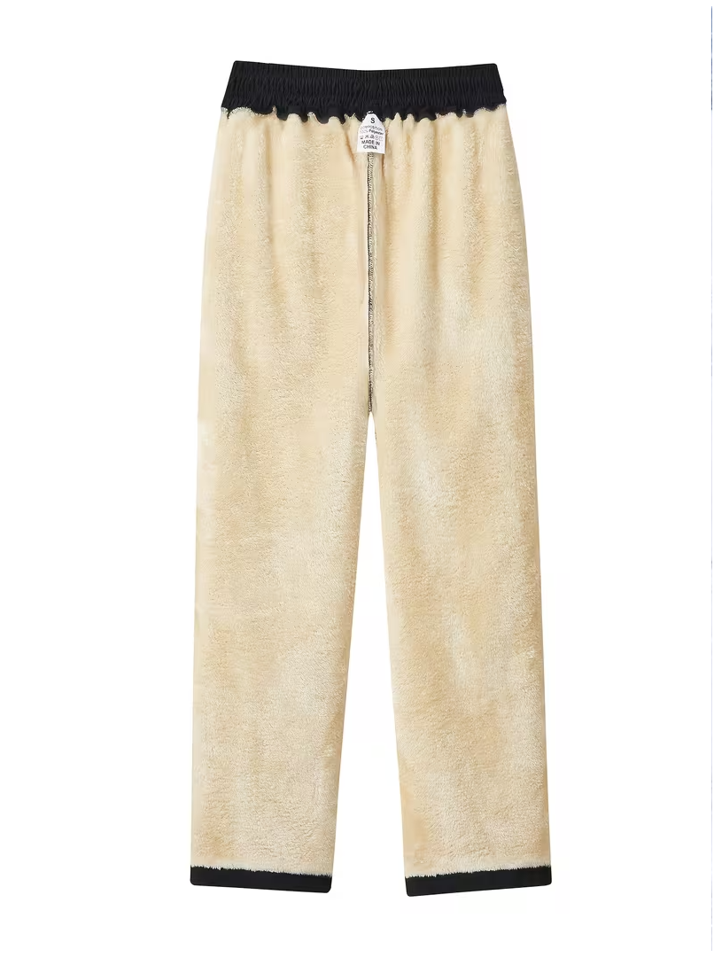 Women'S Casual Sports Pants, Fleece-Lined, Thickened, Warm Women'S Straight-Leg Corduroy Pants, Fashionable Casual Women'S Pants
