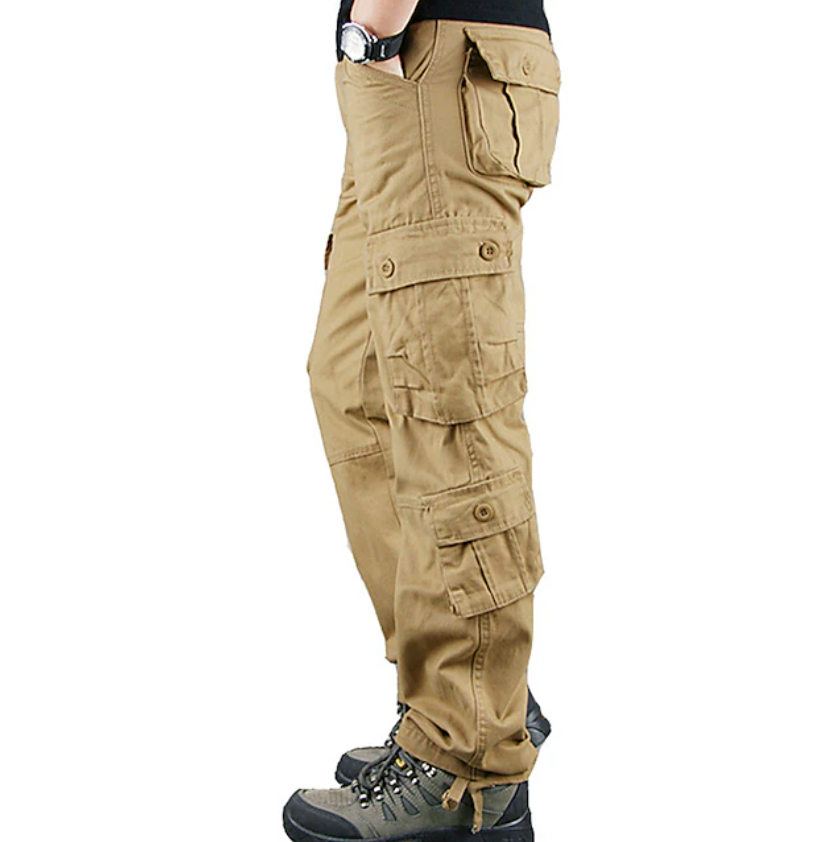 Men’s Tactical Cargo Pants – 8 Pockets, Ripstop, Quick-Dry, Breathable Combat Work Pants for Hiking & Outdoor