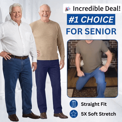 6-Pack Men’s Classic Straight-Fit Stretch Jeans