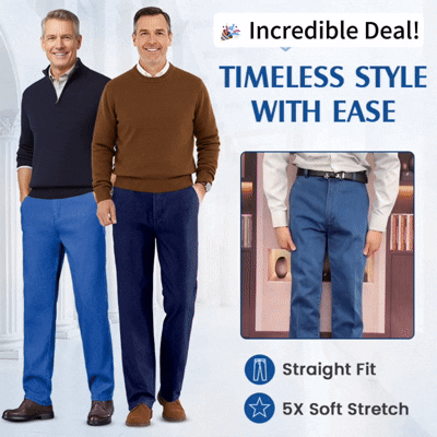 6-Pack Men’s Classic Straight-Fit Stretch Jeans