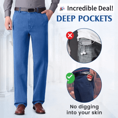 6-Pack Men’s Classic Straight-Fit Stretch Jeans