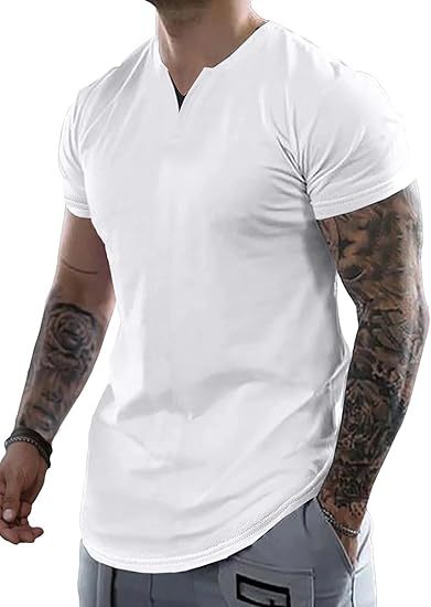 Men's Casual V-Neck T-Shirt