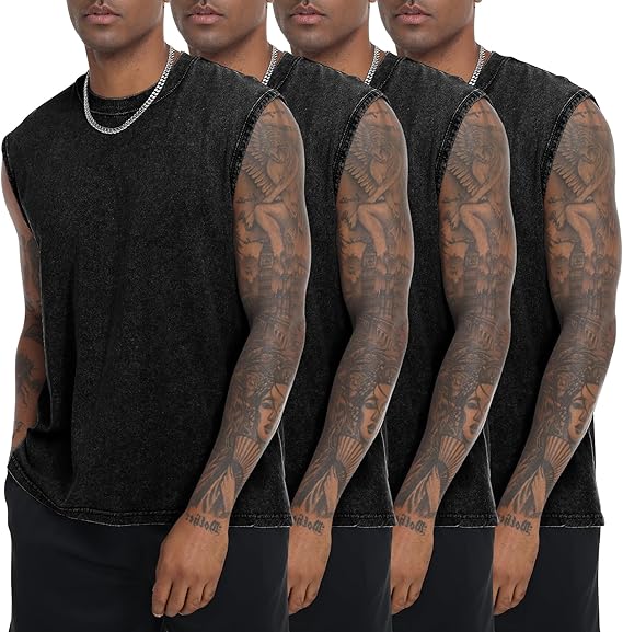 Retro Athletic Heavyweight Pure Cotton T-Shirt & Vest