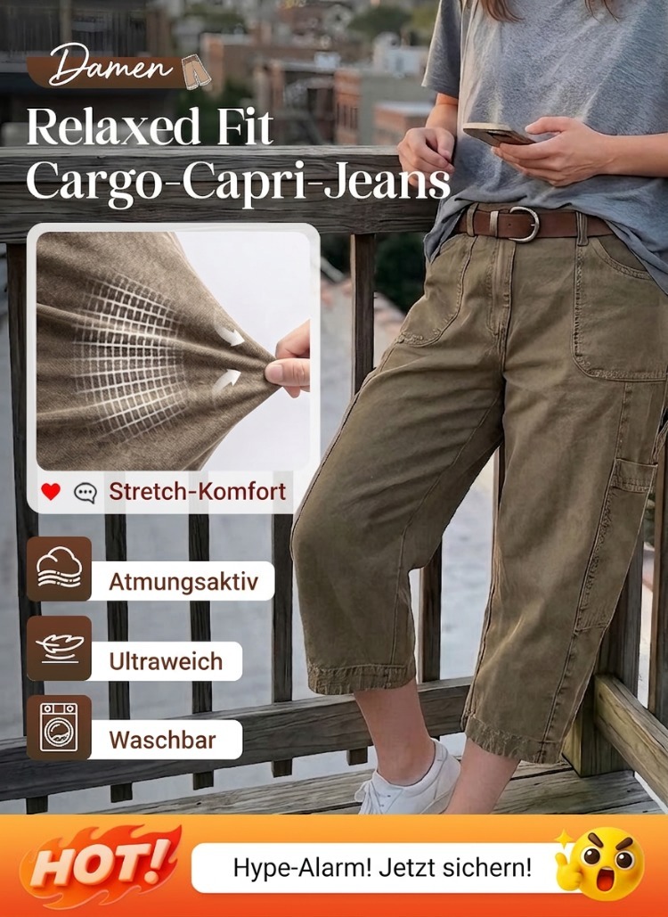 ⚡FINAL SALE⚡- Women's Mid-Rise Straight-Leg Cropped Pants
