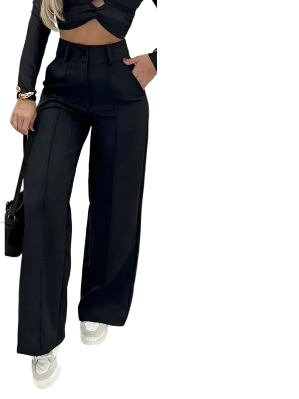 Women's Simple Wide-Leg Pants