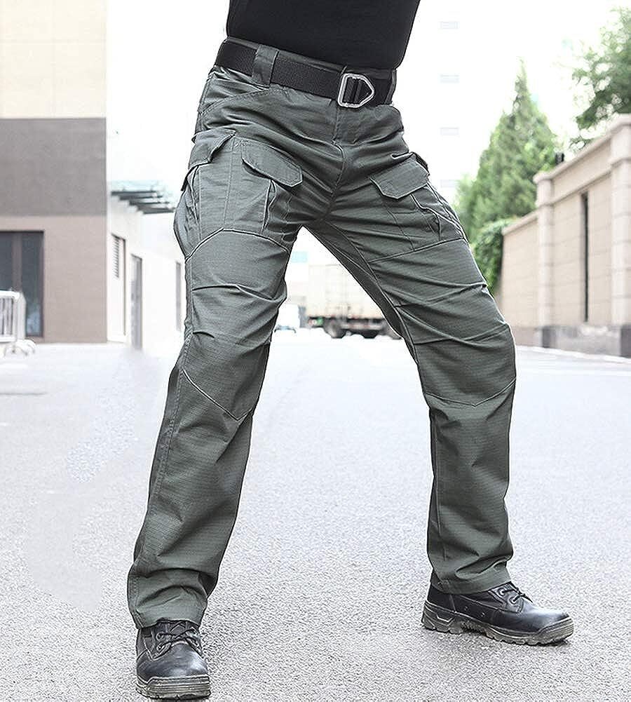 (7 Pants)  Men's Outdoor Tactical Pants Rip Stop Lightweight Waterproof Military Combat