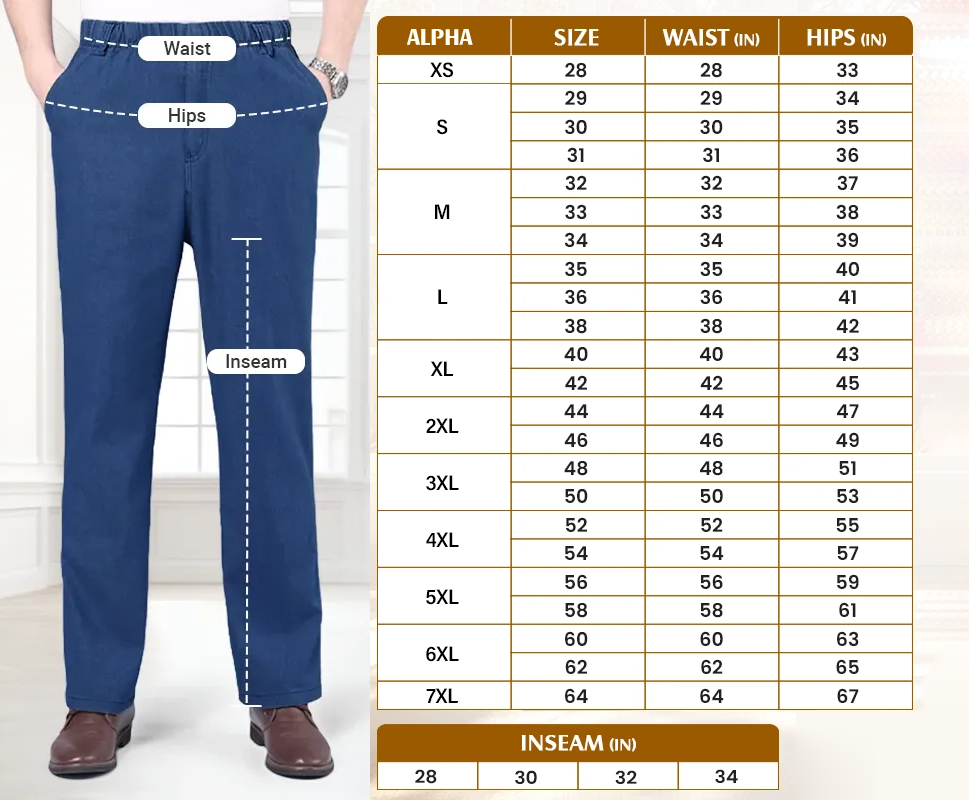 GentsFlex - Men's Comfortable Stretch Straight Leg Jeans