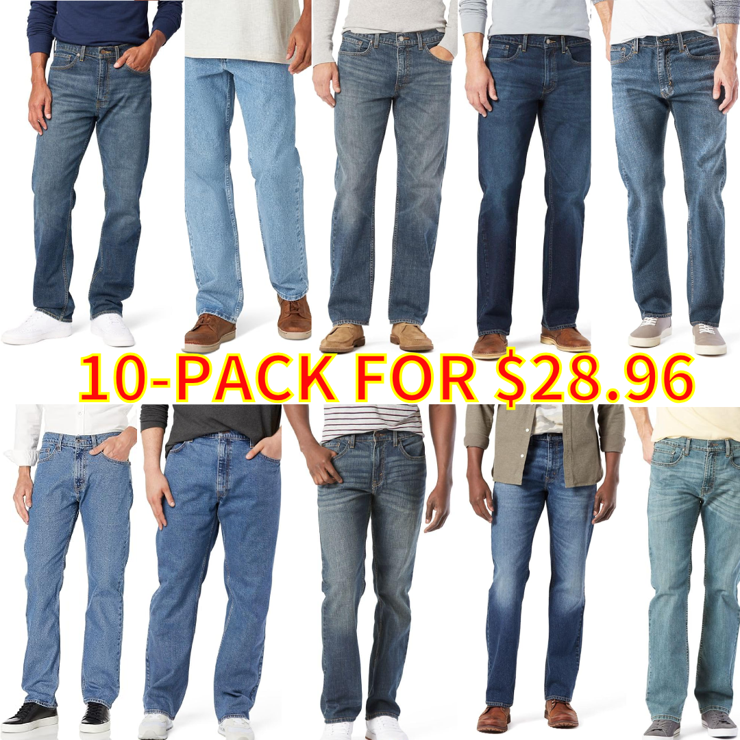 🔥Men's 3-Pack Rebar M4 Relaxed DuraStretch Basic Jeans