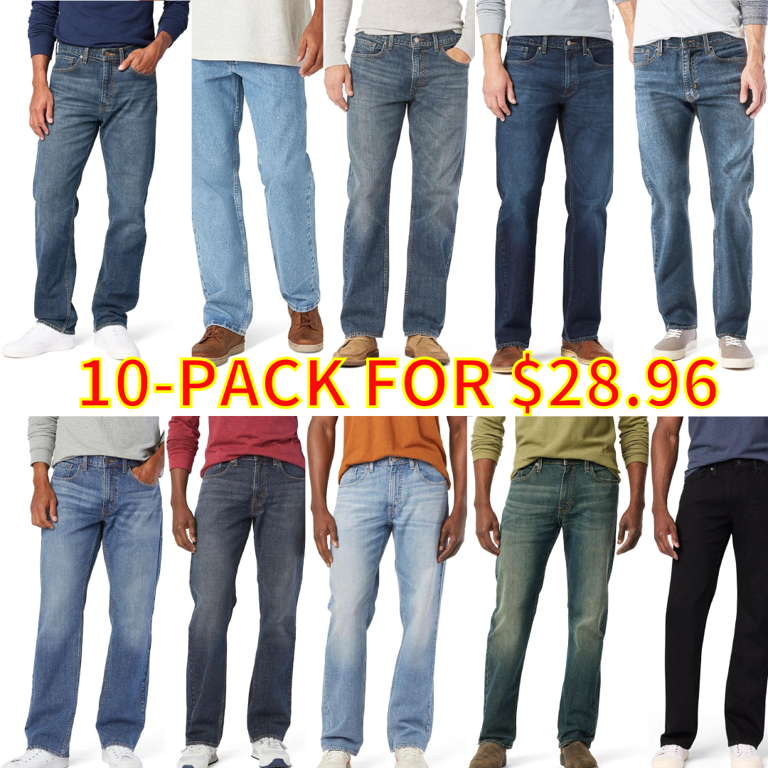 🔥Men's 3-Pack Rebar M4 Relaxed DuraStretch Basic Jeans