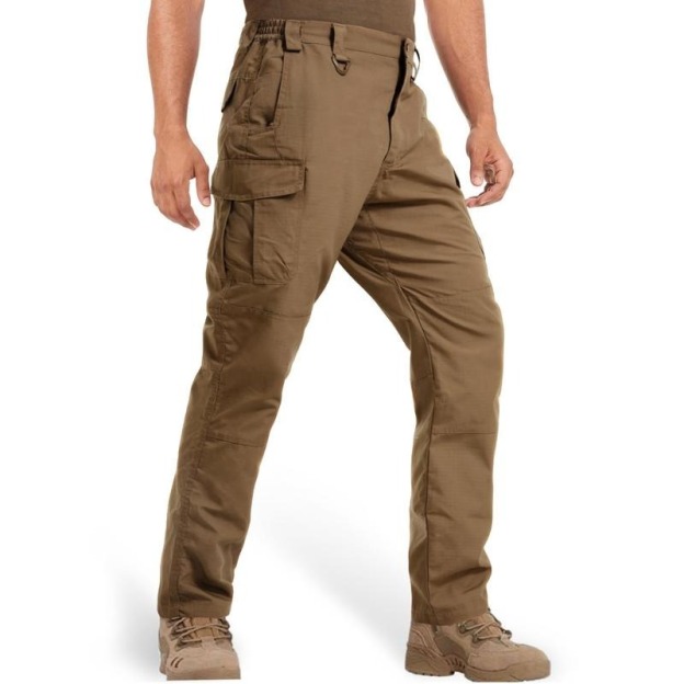 Men's Ripstop Tactical Pants, 9 Pockets,Water Repellent, Cargo Pants for Work, Hiking, Hunting