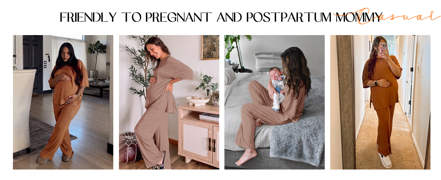 pregnant pajamas for women oversized