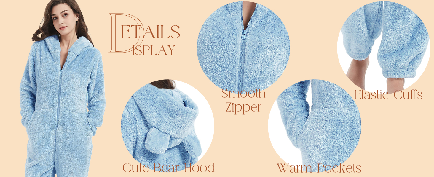 Jumpsuit Warm Sherpa Romper