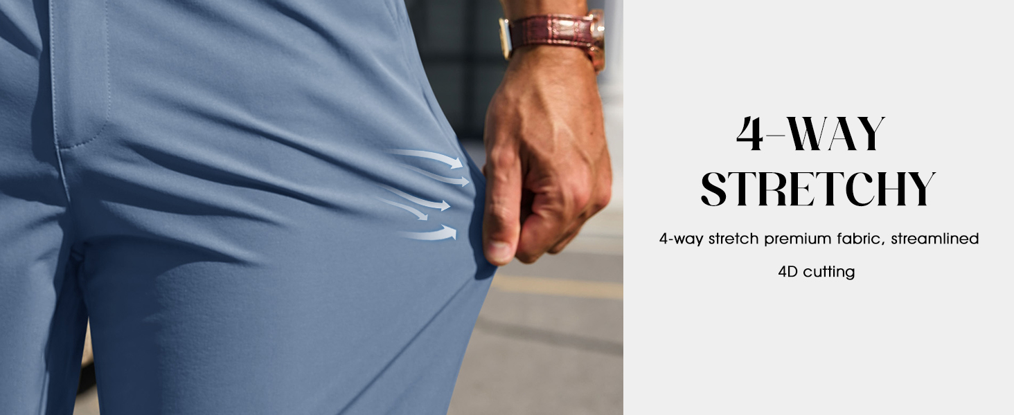 stretchy golf pants men
