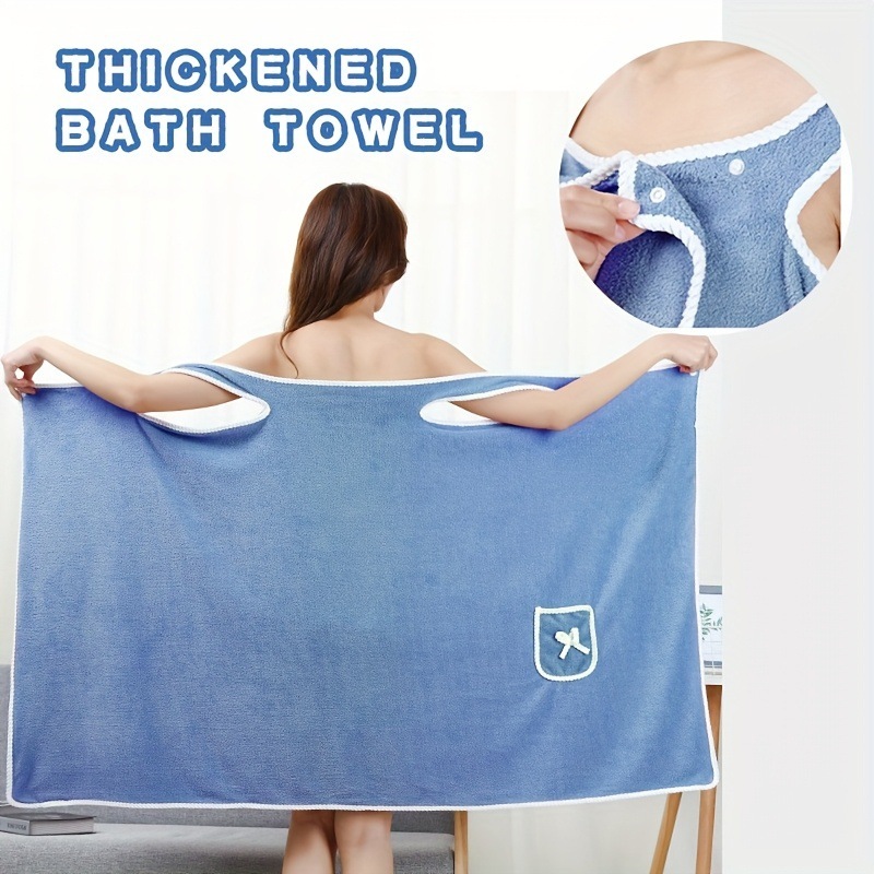 [Quick-Dry & Super Absorbent] Wearable Bath Towel & Skirt 2-in-1