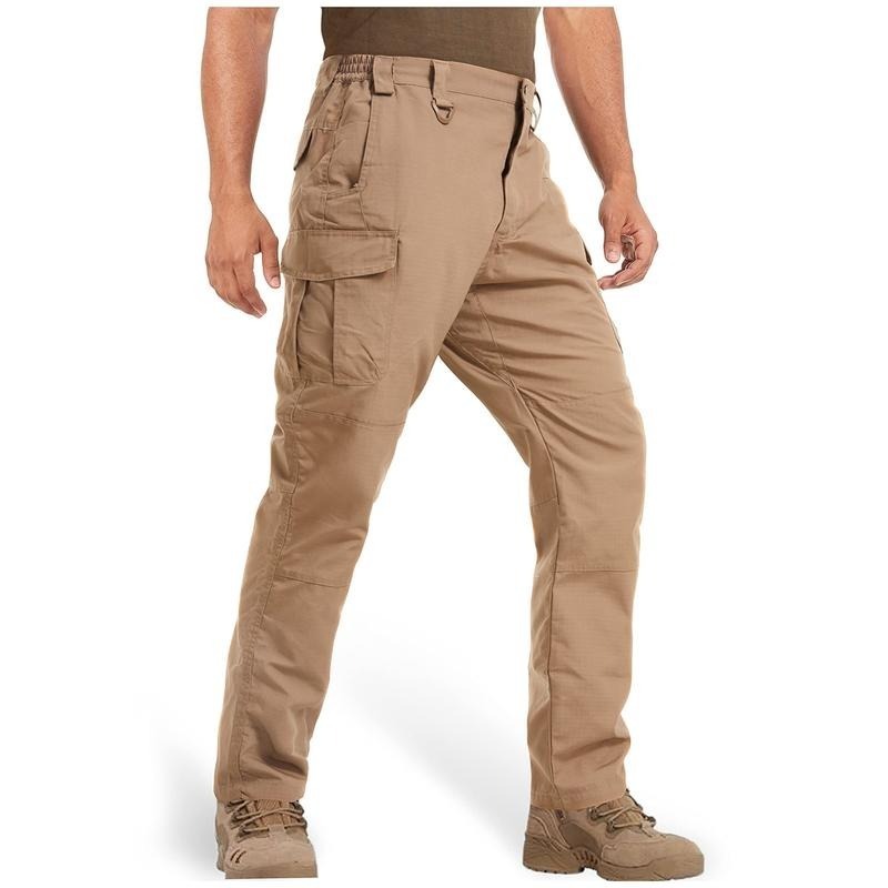 Men's Ripstop Tactical Pants, 9 Pockets,Water Repellent, Cargo Pants for Work, Hiking, Hunting