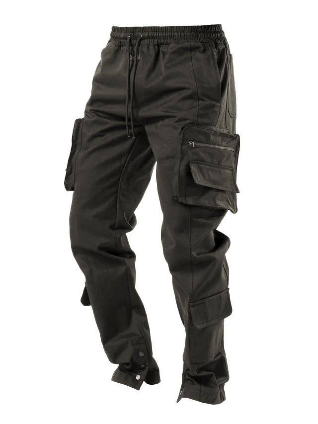 6-parks Unisex Street Style Plain Cotton Military Cargo Pants
