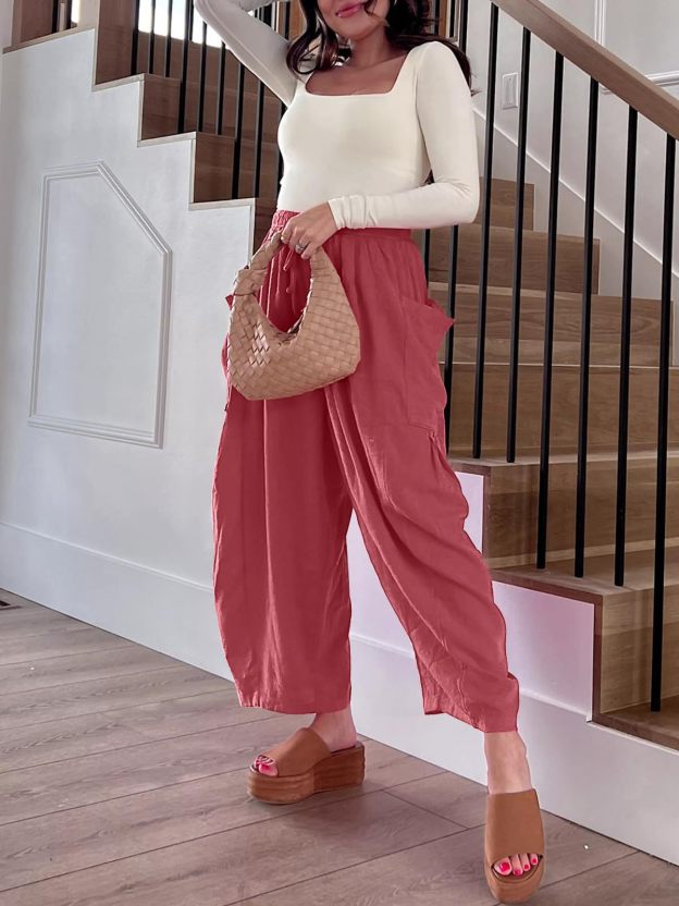 Cozy Quinn Striped Pants (Buy 2 Free Shipping)
