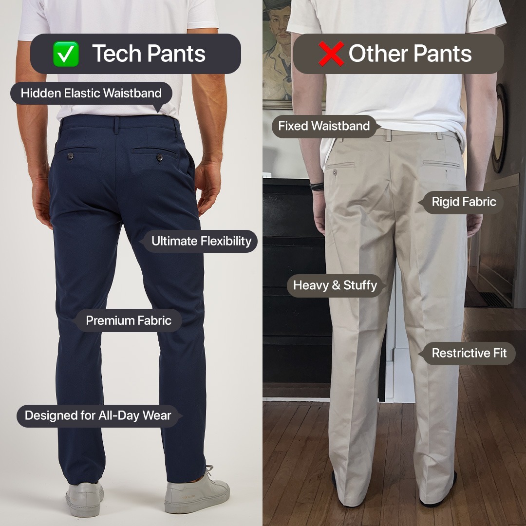 ⚡Men's 6-Pack - Tech Slim Pants