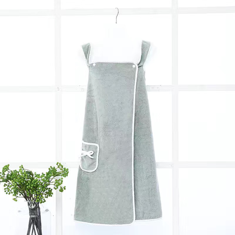[Quick-Dry & Super Absorbent] Wearable Bath Towel & Skirt 2-in-1