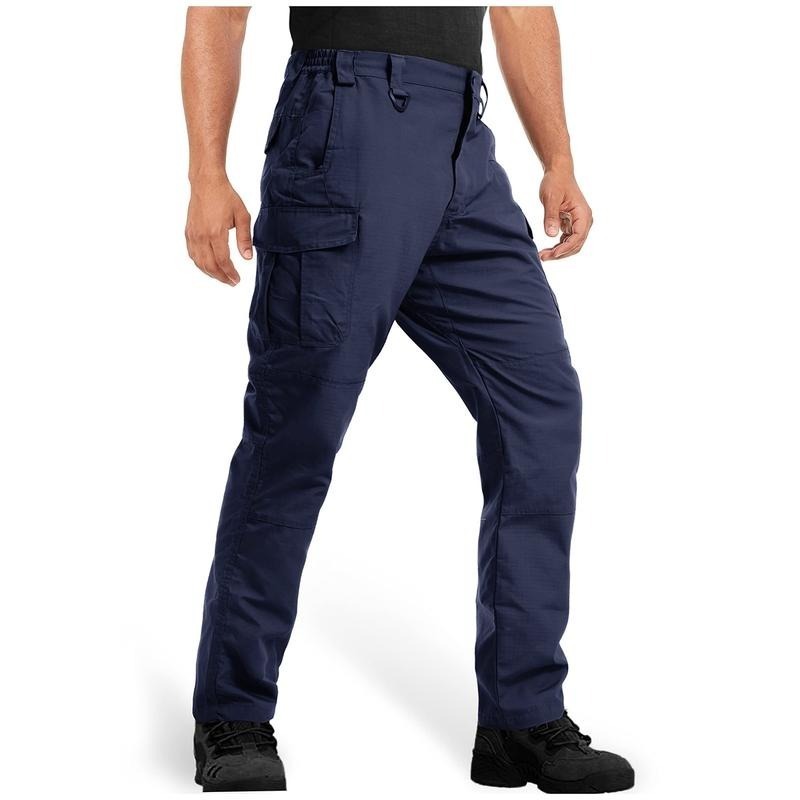Men's Ripstop Tactical Pants, 9 Pockets,Water Repellent, Cargo Pants for Work, Hiking, Hunting