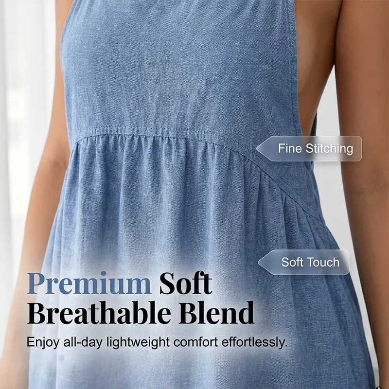 📢📢90% OFF !! ⏰Women's Casual Overall Pinafore Dress