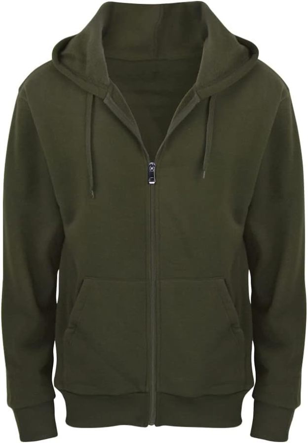 Gary Com Fleece Hoodies for Men Zipper Lightweight Spring Long Sleeve Active Mens Jackets Sports Full Zip Sweatshirts