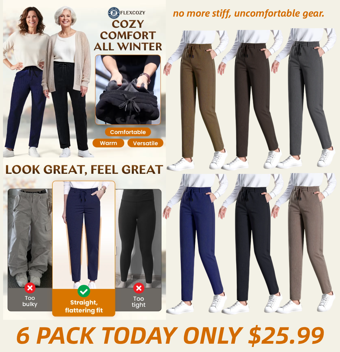 Last day 70% OFF - Women’s Stretch Corduroy Pants – Soft, Comfy & Stylish