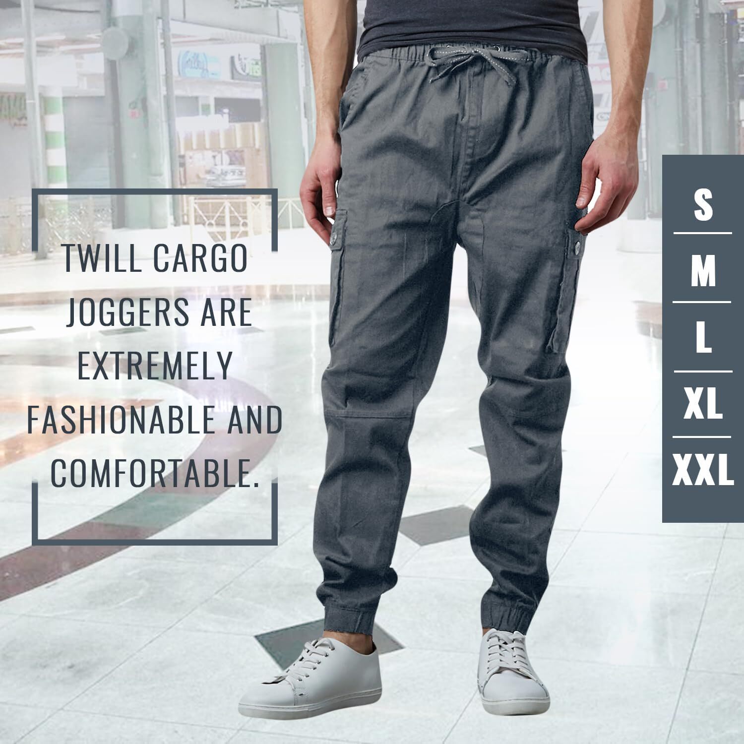 Last Day Promotion🔥3-Pack Men's Cotton Flex Stretch Cargo CombatJogger Pants (Sizes, S-6XL)