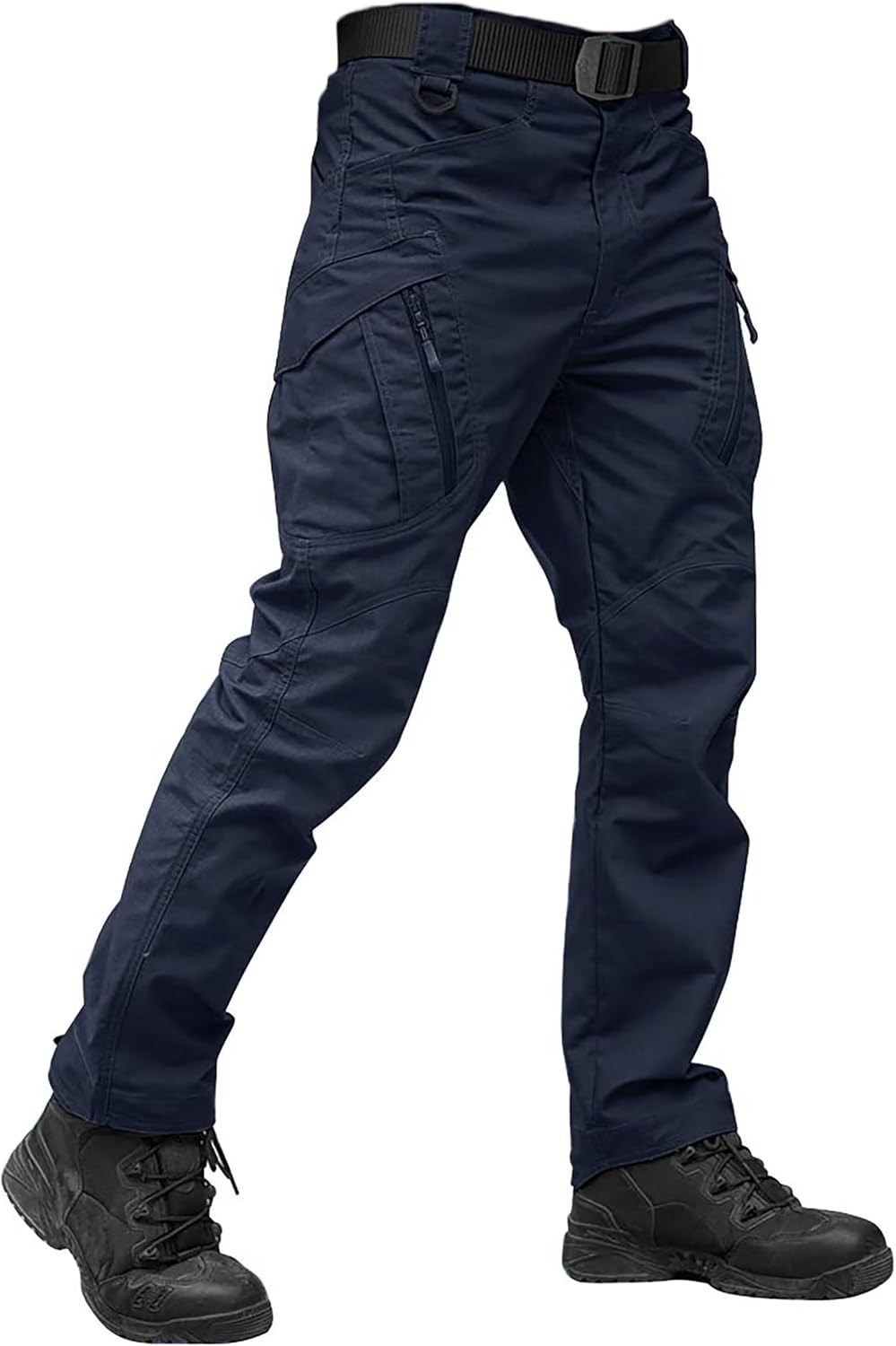 Men's Tactical Pants with 9 Pockets Rip-Stop Lightweight Work Hiking Pants FallFreshness