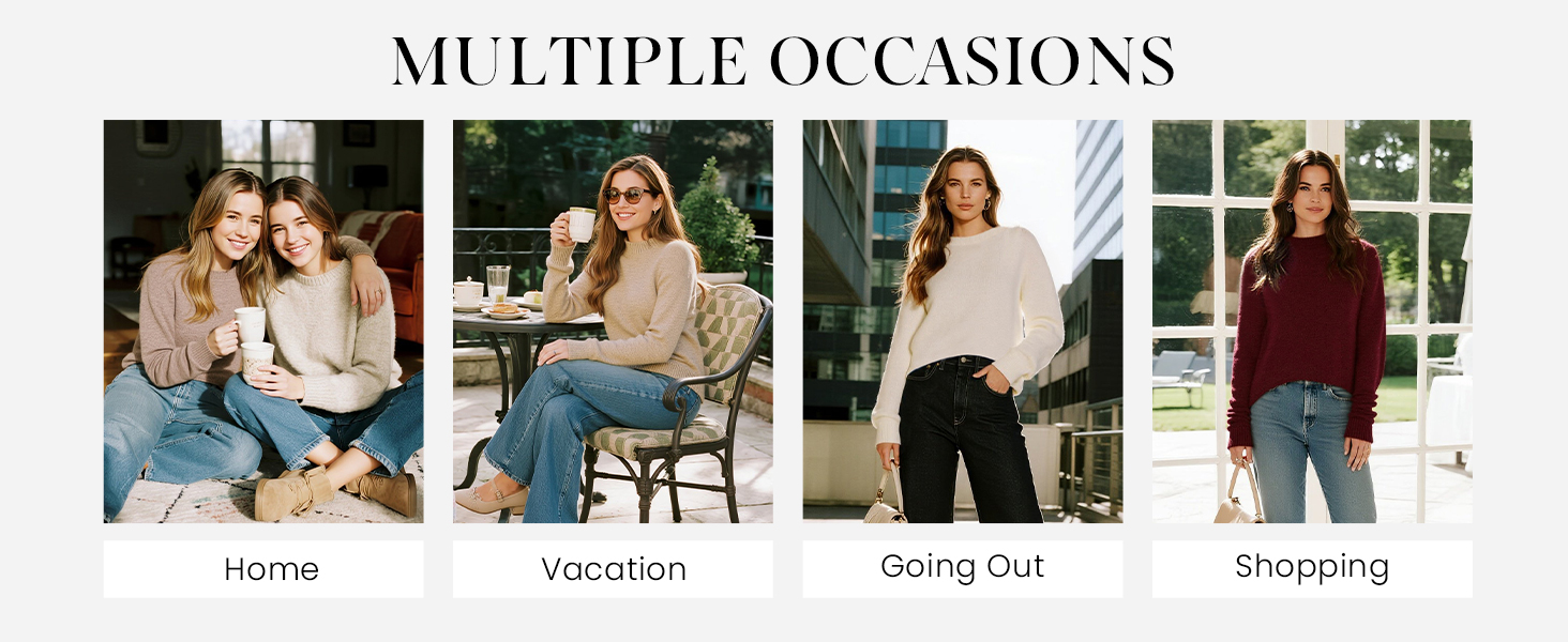 Basic Tops For Women, Going Out Top For Women, Chunky Sweaters For Women