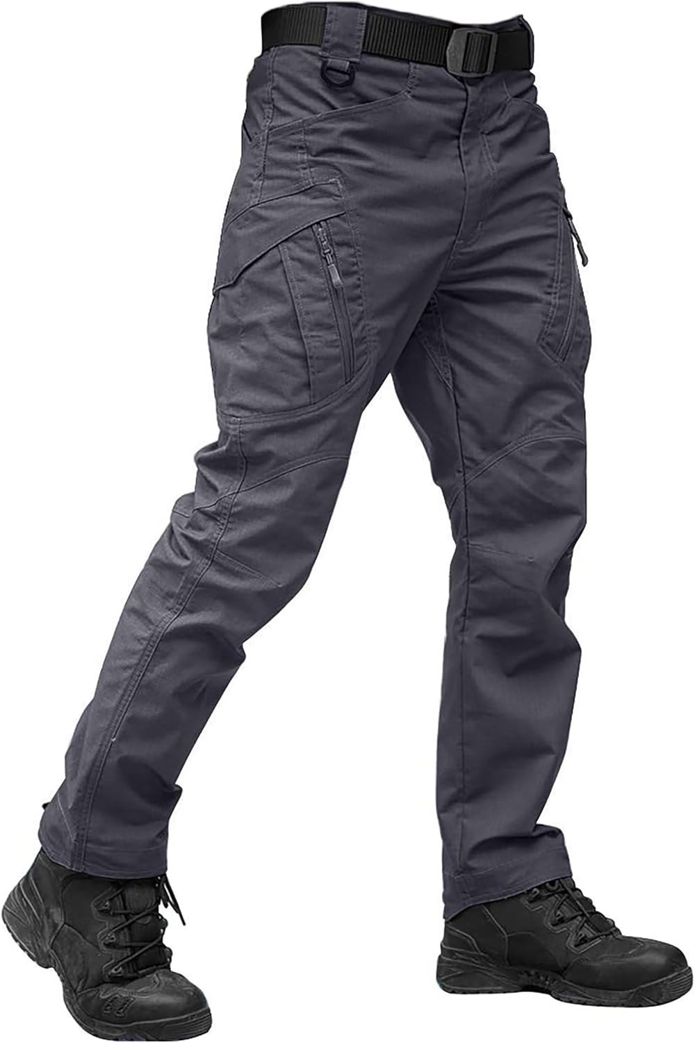 Men's Tactical Pants with 9 Pockets Rip-Stop Lightweight Work Hiking Pants FallFreshness