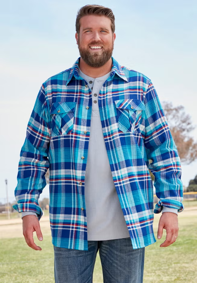 Men's Cotton Flannel Shirt