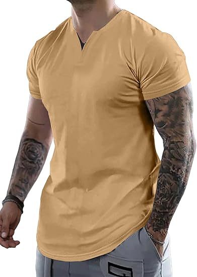 Men's Casual V-Neck T-Shirt