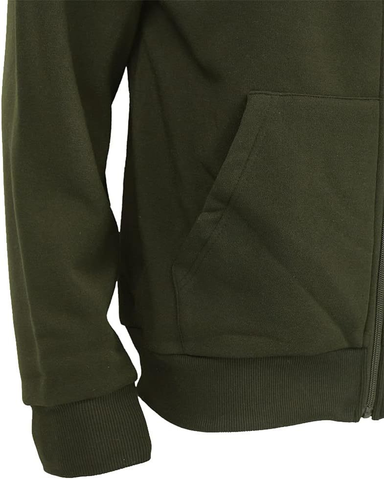 Gary Com Fleece Hoodies for Men Zipper Lightweight Spring Long Sleeve Active Mens Jackets Sports Full Zip Sweatshirts