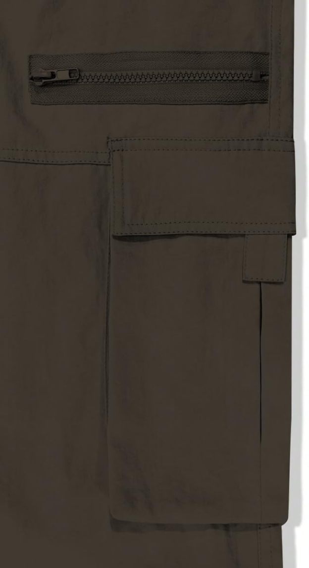 Men's Loose Solid Color All-match Pocket Drawstring Waist Overalls