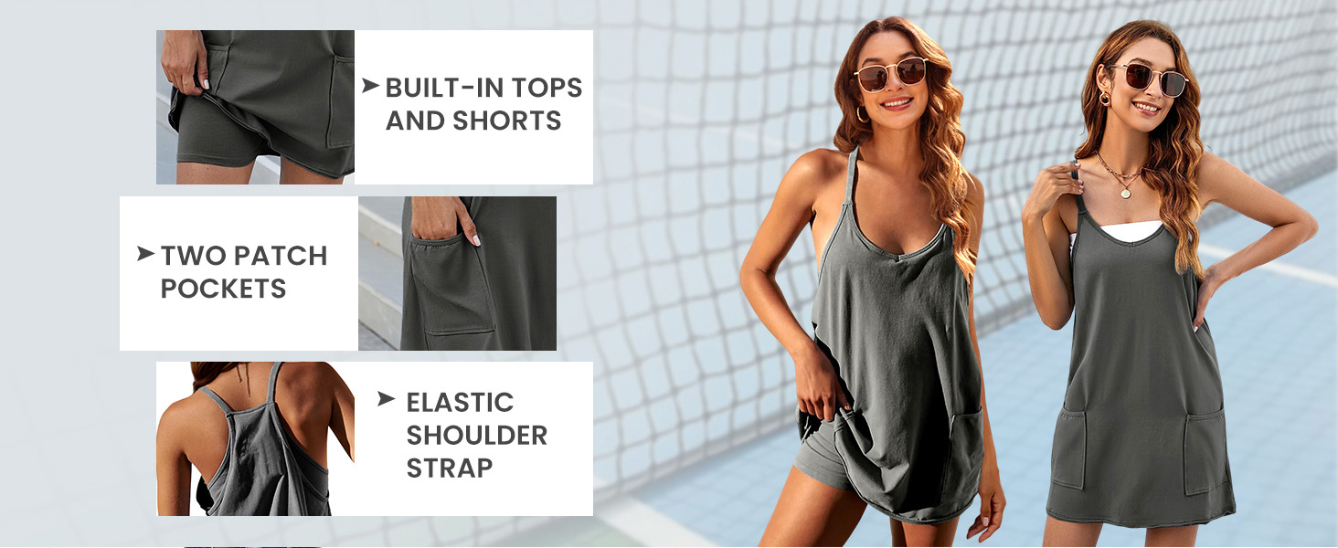 Details About Women's Short Tennis Dress