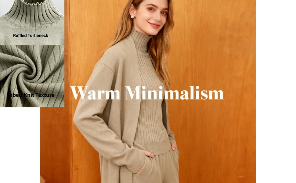 2025 Fall Cardigan Matching Sleeveless Top Pants