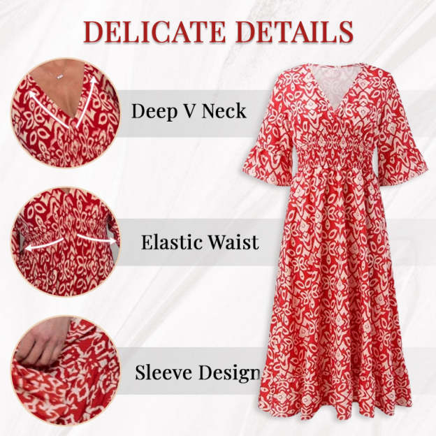 🔥Last Day Sale 89%🔥Seaside Holiday Relaxed Dress