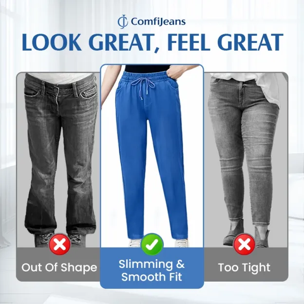 ComfiJeans - LAST DAY 70% OFF - High Waist Ultra-Stretch Mom Jeans
