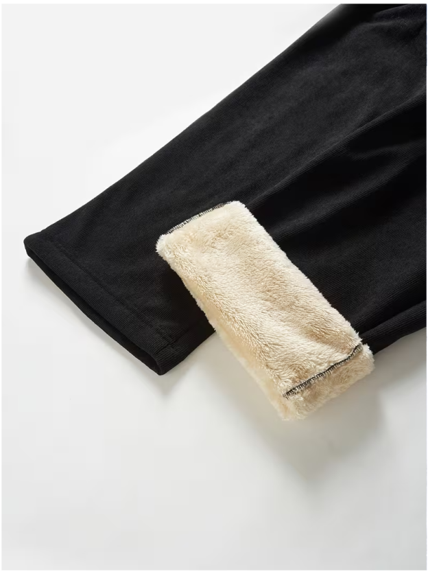 Women'S Casual Sports Pants, Fleece-Lined, Thickened, Warm Women'S Straight-Leg Corduroy Pants, Fashionable Casual Women'S Pants