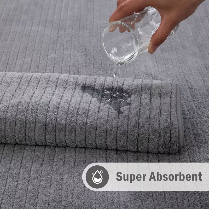 [8 Pack XL Bath Towels]35"x70" Extra Large Towel Microfiber Absorbent XL Bath Sheet Super Soft Bathroom Towels Set