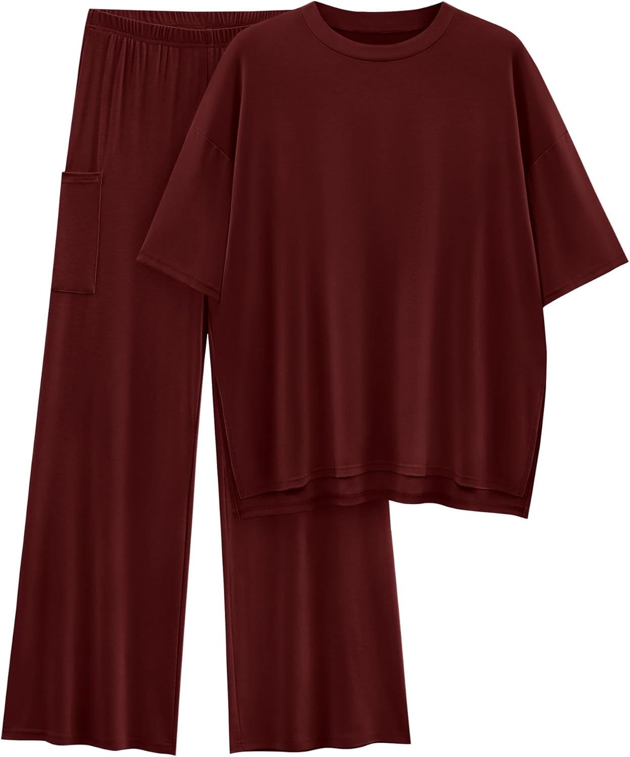 🔥 Flash Sale | Women's Comfy & Loose Two-Piece Set (Short-Sleeve Top + Pants)
