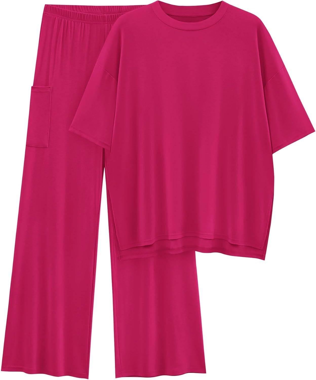 🔥 Flash Sale | Women's Comfy & Loose Two-Piece Set (Short-Sleeve Top + Pants)