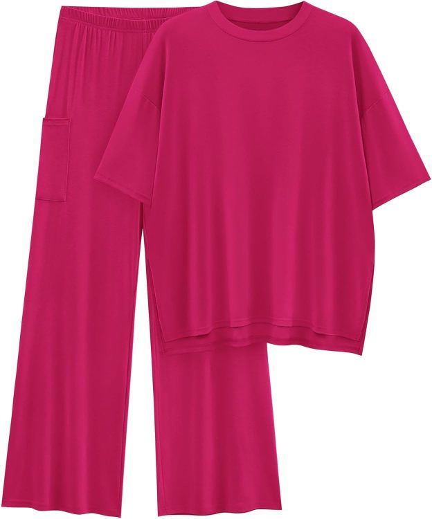 🔥 Flash Sale | Women's Comfy & Loose Two-Piece Set (Short-Sleeve Top + Pants)