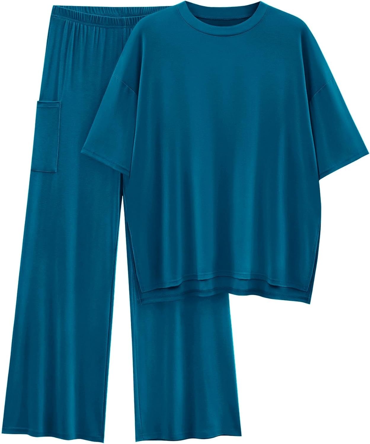 🔥 Flash Sale | Women's Comfy & Loose Two-Piece Set (Short-Sleeve Top + Pants)