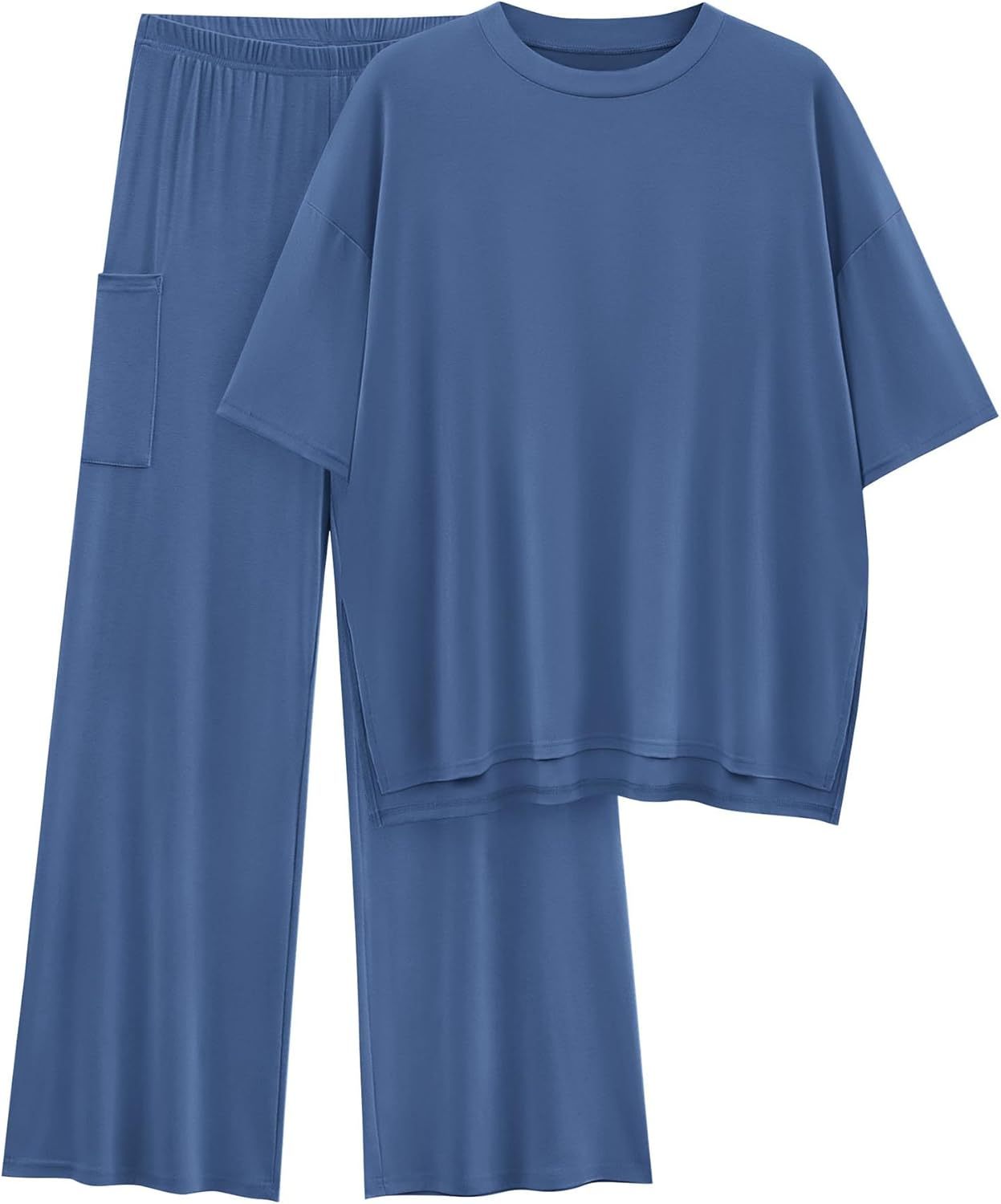 🔥 Flash Sale | Women's Comfy & Loose Two-Piece Set (Short-Sleeve Top + Pants)