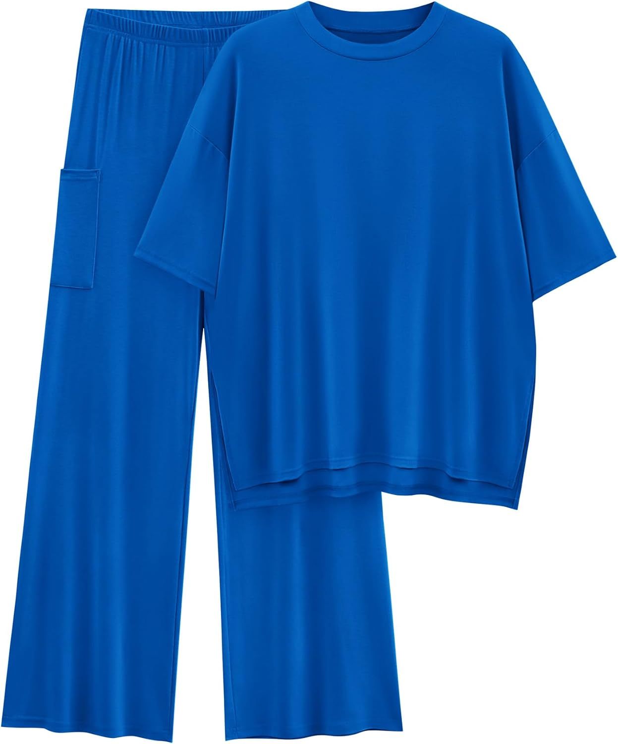 🔥 Flash Sale | Women's Comfy & Loose Two-Piece Set (Short-Sleeve Top + Pants)