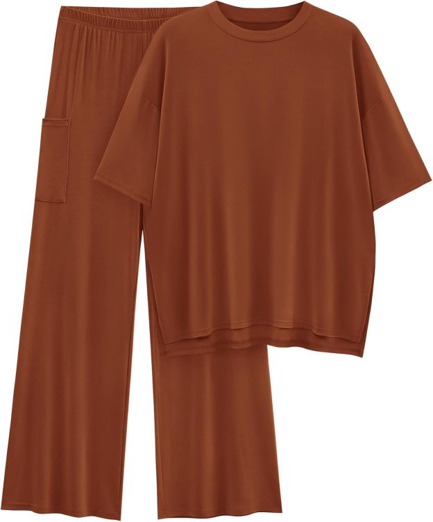 🔥 Flash Sale | Women's Comfy & Loose Two-Piece Set (Short-Sleeve Top + Pants)